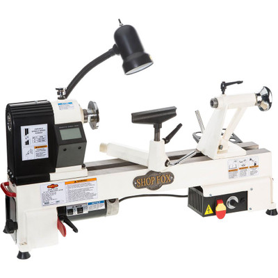 Shop Fox 12" x 15" Benchtop Wood Lathe with Variable Speed Control (W1836)