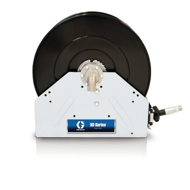 Opens dialog GRACO 24P370 - XD40 Air/Water/Diesel Fuel/Oil Hose Reel, 1" x 50 ft, BSPP, White, 600 PSI